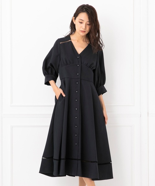 FLICKA（フリッカ）の「【FLICKA】パフスリーブワンピース（ドレス・レディース・ライトブルー/ネイビー・9号/7号）」の7枚目の写真