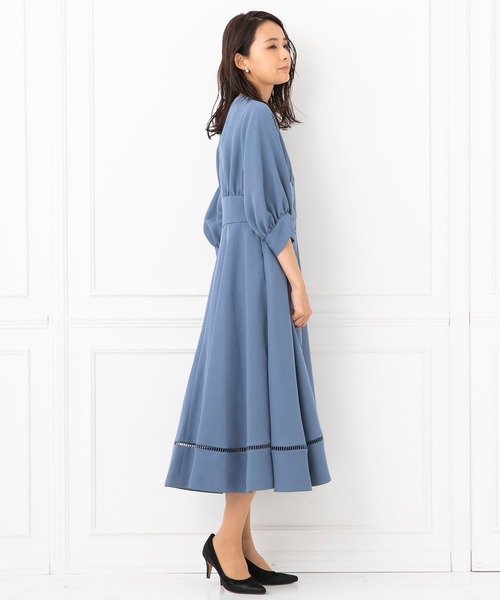 FLICKA（フリッカ）の「【FLICKA】パフスリーブワンピース（ドレス・レディース・ライトブルー/ネイビー・9号/7号）」の18枚目の写真