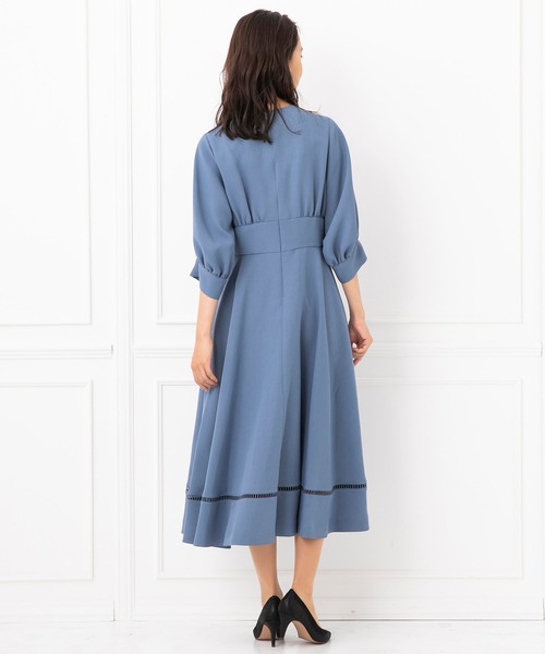 FLICKA（フリッカ）の「【FLICKA】パフスリーブワンピース（ドレス・レディース・ライトブルー/ネイビー・9号/7号）」の19枚目の写真