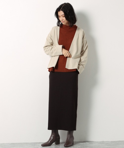 LAKOLE（ラコレ）の「スクエアトゥソフトブーツ / LAKOLE（ブーツ・レディース・ブラック/ダークブラウン/サンドベージュ・MEDIUM/LARGE）」の15枚目の写真