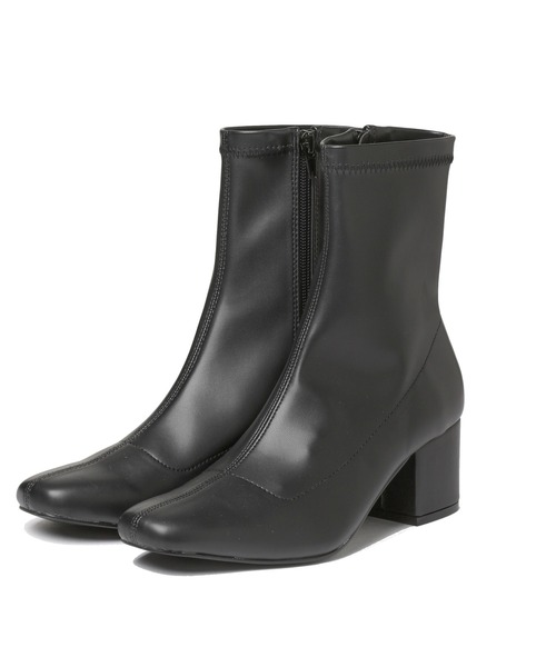 LAKOLE（ラコレ）の「スクエアトゥソフトブーツ / LAKOLE（ブーツ・レディース・ブラック/ダークブラウン/サンドベージュ・MEDIUM/LARGE）」の11枚目の写真