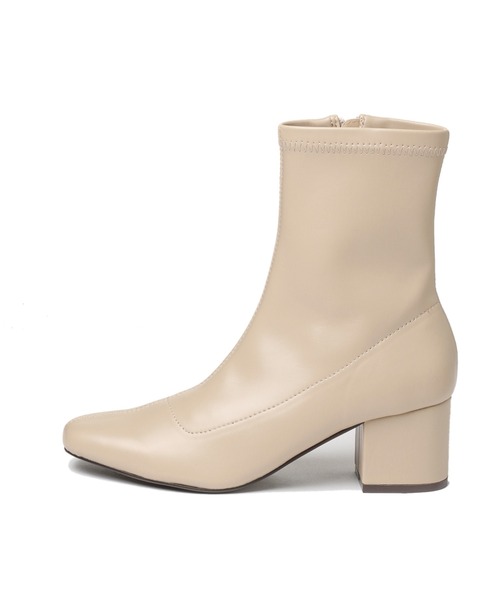 LAKOLE（ラコレ）の「スクエアトゥソフトブーツ / LAKOLE（ブーツ・レディース・ブラック/ダークブラウン/サンドベージュ・MEDIUM/LARGE）」の14枚目の写真