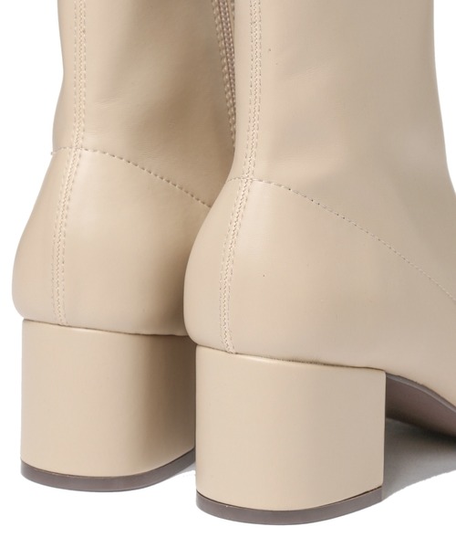 LAKOLE（ラコレ）の「スクエアトゥソフトブーツ / LAKOLE（ブーツ・レディース・ブラック/ダークブラウン/サンドベージュ・MEDIUM/LARGE）」の12枚目の写真