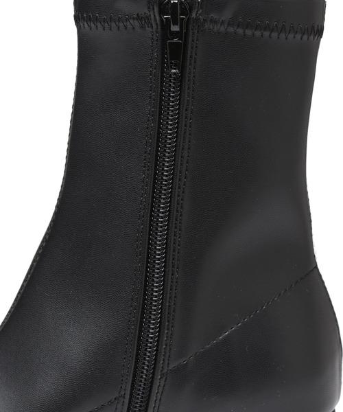 LAKOLE（ラコレ）の「スクエアトゥソフトブーツ / LAKOLE（ブーツ・レディース・ブラック/ダークブラウン/サンドベージュ・MEDIUM/LARGE）」の6枚目の写真