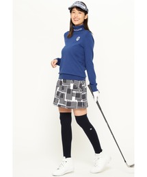 ゆかりん　新品　パーリーゲイツ　スカート　ストレッチ　パワフルコットン 00 パーリーゲイツ パワフルコットンストレッチ ドビー 変形