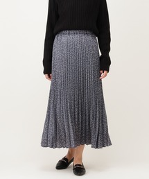 NAVY | プリントプリーツスカート(スカート)