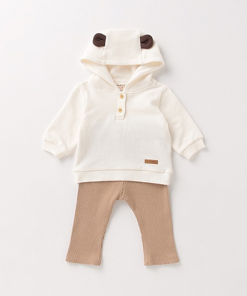 セール 抗菌防臭 アニマルフードパーカー パンツセット アンサンブル Petit Main プティマイン のファッション通販 Zozotown