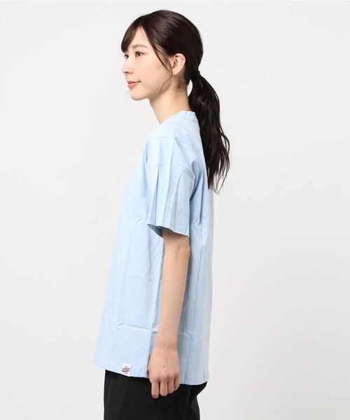 TEG TEG(テグテグ)の「BOX TEG TEE Adult(Tシャツ/カットソー・レディース・ライトブルー/ネイビー/マスタード・S)」の4枚目の写真