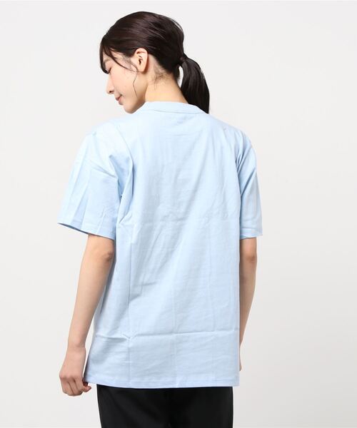 TEG TEG(テグテグ)の「BOX TEG TEE Adult(Tシャツ/カットソー・レディース・ライトブルー/ネイビー/マスタード・S)」の5枚目の写真