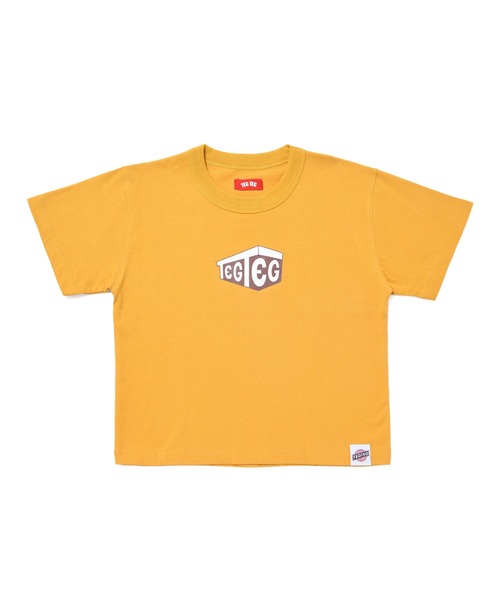 TEG TEG(テグテグ)の「BOX TEG TEE Adult(Tシャツ/カットソー・レディース・ライトブルー/ネイビー/マスタード・S)」の3枚目の写真