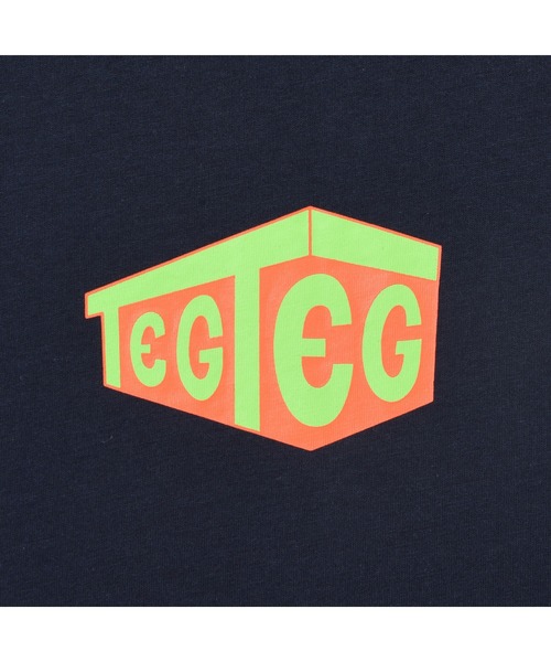 TEG TEG(テグテグ)の「BOX TEG TEE Adult(Tシャツ/カットソー・レディース・ライトブルー/ネイビー/マスタード・S)」の7枚目の写真