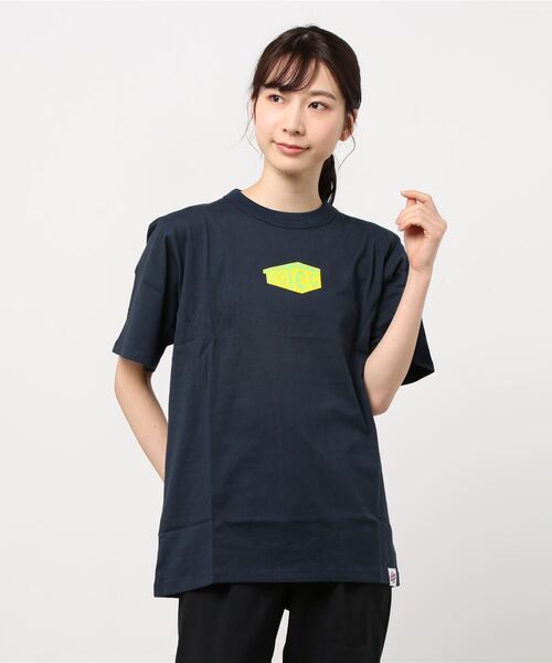 TEG TEG(テグテグ)の「BOX TEG TEE Adult(Tシャツ/カットソー・レディース・ライトブルー/ネイビー/マスタード・S)」の9枚目の写真