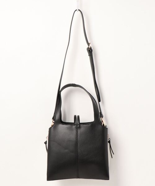 INTERPLANET(インタープラネット)の「2WAYサイドZIPトートBAG(トートバッグ・レディース・ブラック/キャメル・フリー)」の3枚目の写真