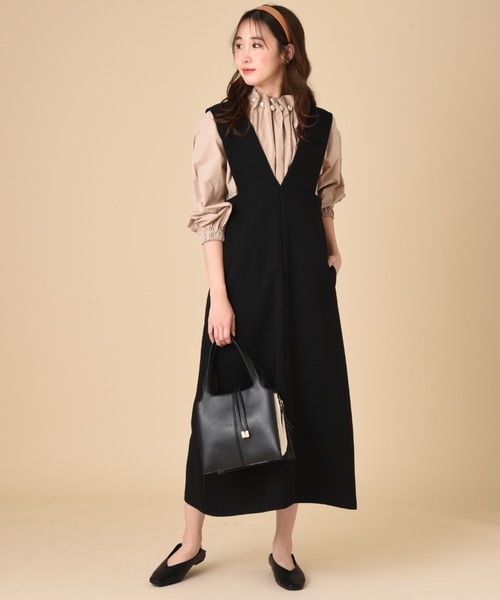 INTERPLANET(インタープラネット)の「2WAYサイドZIPトートBAG(トートバッグ・レディース・ブラック/キャメル・フリー)」の13枚目の写真