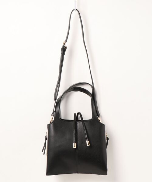 INTERPLANET(インタープラネット)の「2WAYサイドZIPトートBAG(トートバッグ・レディース・ブラック/キャメル・フリー)」の9枚目の写真