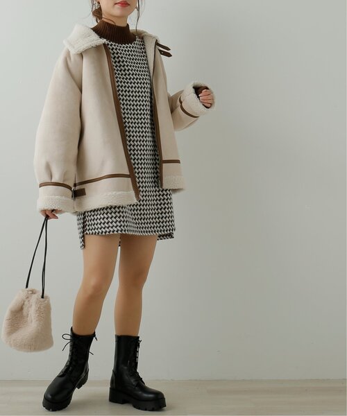 セール モノトーンリブ使いミニワンピース ワンピース Frames Ray Cassin フレームスレイカズン のファッション通販 Zozotown