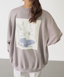 Riberry | Special 刺繍&プリント BIGトレーナー(スウェット)