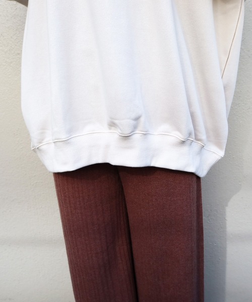 Riberry（リベリー）の「Special 刺繍&プリント BIGロゴスウェット（スウェット・レディース・アイボリー/スミクロ/グレー/チャコールグレー・FREE）」の16枚目の写真