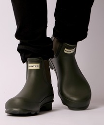 【美品】HUNTER / NORRIS CHELSEA(UK5) Hunter Norris Rubber Women's Chelsea Boots