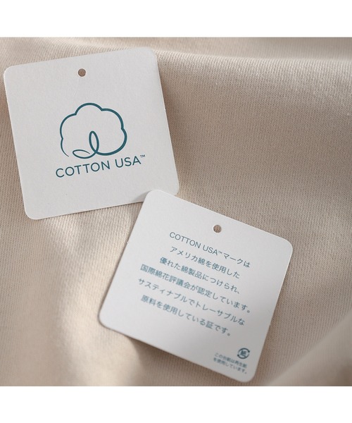 classicalelf(クラシカルエルフ)の「ふわり柔らか♪USAコットン&パイル地ノースリーブトップス(Tシャツ/カットソー・レディース・ホワイト/ブラック/グレー/グレイッシュベージュ・MEDIUM/LARGE/X-LARGE)」の11枚目の写真