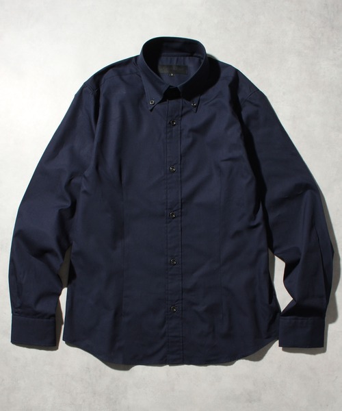 CORPUS SELECT(コーパストーキョー)の「【日本製/Made in Japan】ブロードデュエボタンダウンロングスリーブドレスシャツ(シャツ/ブラウス・メンズ・ライトグレー/ブラック/レッド/ワインレッド/レッド系その他/アクア/ライトブルー/ネイビー/サックスブルー/ブラック系その他/ライトピンク/ホワイト/マスタード/ブルー系その他/ベージュ/ロイヤルブルー・LL/L/M)」の7枚目の写真