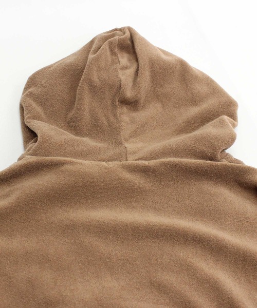 RNA-N（アールエヌエーエヌ）の「M1581 クリーンパイルフーディプルオーバー（パーカー・レディース・ブラウン/グレー/キナリ・MEDIUM）」の18枚目の写真