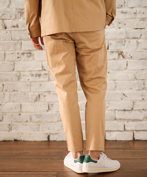 UNION STATION(ユニオンステーション)の「ツイルストレッチパンツ(スラックス・メンズ・ブラック/ベージュ/グレー系その他・S/M/L/LL)」の6枚目の写真