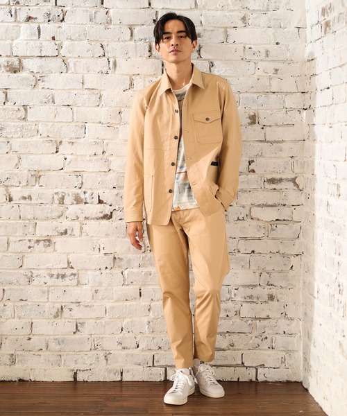 UNION STATION(ユニオンステーション)の「ツイルストレッチパンツ(スラックス・メンズ・ブラック/ベージュ/グレー系その他・S/M/L/LL)」の7枚目の写真