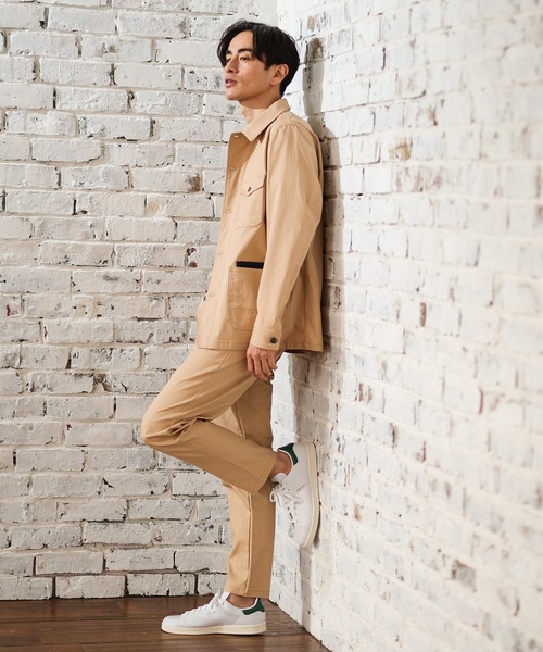 UNION STATION(ユニオンステーション)の「ツイルストレッチパンツ(スラックス・メンズ・ブラック/ベージュ/グレー系その他・S/M/L/LL)」の10枚目の写真