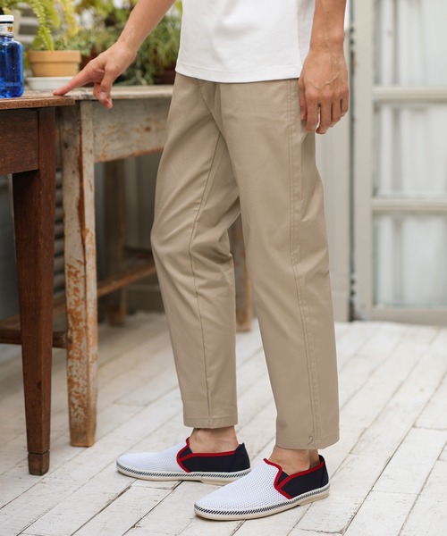 UNION STATION(ユニオンステーション)の「ツイルストレッチパンツ(スラックス・メンズ・ブラック/ベージュ/グレー系その他・S/M/L/LL)」の12枚目の写真