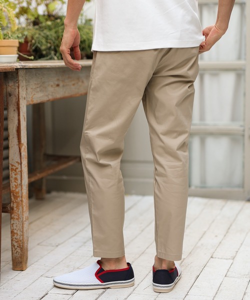 UNION STATION(ユニオンステーション)の「ツイルストレッチパンツ(スラックス・メンズ・ブラック/ベージュ/グレー系その他・S/M/L/LL)」の13枚目の写真