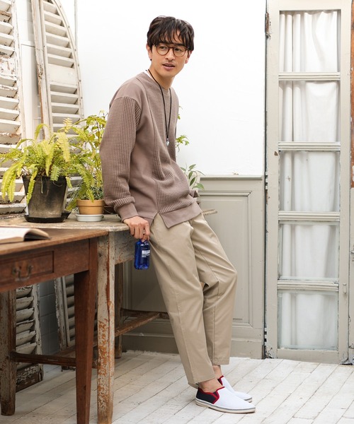 UNION STATION(ユニオンステーション)の「ツイルストレッチパンツ(スラックス・メンズ・ブラック/ベージュ/グレー系その他・S/M/L/LL)」の14枚目の写真