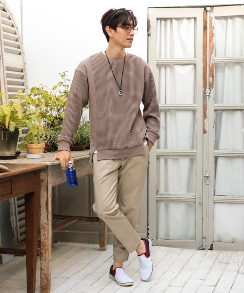 UNION STATION(ユニオンステーション)の「ツイルストレッチパンツ(スラックス・メンズ・ブラック/ベージュ/グレー系その他・S/M/L/LL)」の15枚目の写真