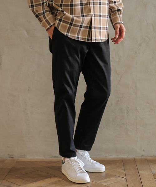 UNION STATION(ユニオンステーション)の「ツイルストレッチパンツ(スラックス・メンズ・ブラック/ベージュ/グレー系その他・S/M/L/LL)」の17枚目の写真