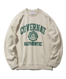 【COVERNAT】BIG EMBLEM LOGO CREWNECK / カバーナット ビッグ エンブレム ロゴ クルーネック