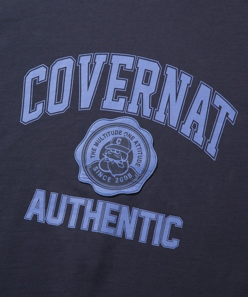 COVERNAT（カバーナット）の「【COVERNAT】BIG EMBLEM LOGO CREWNECK / カバーナット ビッグ エンブレム ロゴ クルーネック（スウェット・メンズ・チャコールグレー/ネイビー/オートミール・SMALL/MEDIUM/LARGE/X-LARGE）」の7枚目の写真