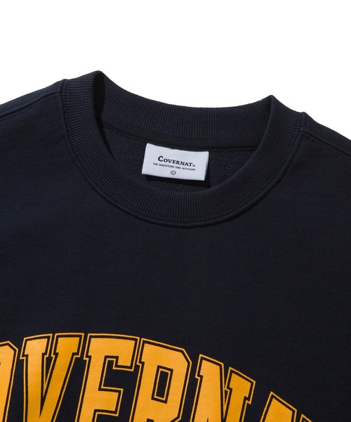 COVERNAT（カバーナット）の「【COVERNAT】BIG EMBLEM LOGO CREWNECK / カバーナット ビッグ エンブレム ロゴ クルーネック（スウェット・メンズ・チャコールグレー/ネイビー/オートミール・SMALL/MEDIUM/LARGE/X-LARGE）」の22枚目の写真