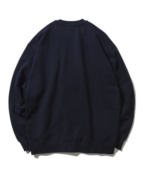 COVERNAT（カバーナット）の「【COVERNAT】BIG EMBLEM LOGO CREWNECK / カバーナット ビッグ エンブレム ロゴ クルーネック（スウェット・メンズ・チャコールグレー/ネイビー/オートミール・SMALL/MEDIUM/LARGE/X-LARGE）」の18枚目の写真