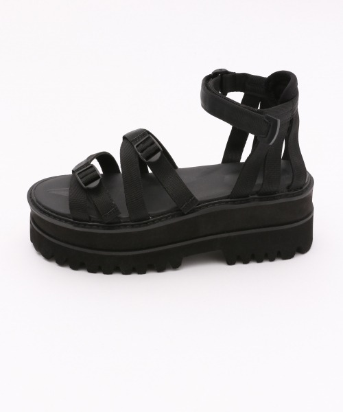 JEANASIS（ジーナシス）の「アツゾコホソベルトサンダル/937895（サンダル・レディース・ブラウン/ホワイト/ゼブラ/ブラック・LARGE/MEDIUM）」の6枚目の写真