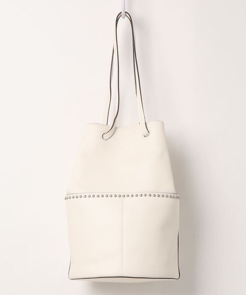 J&M Davidson（ジェイアンドエムデヴィッドソン）の「ミニ デイジー ウィズ スタッズ（ハンドバッグ・レディース・ホワイト系その他・FREE）」の2枚目の写真