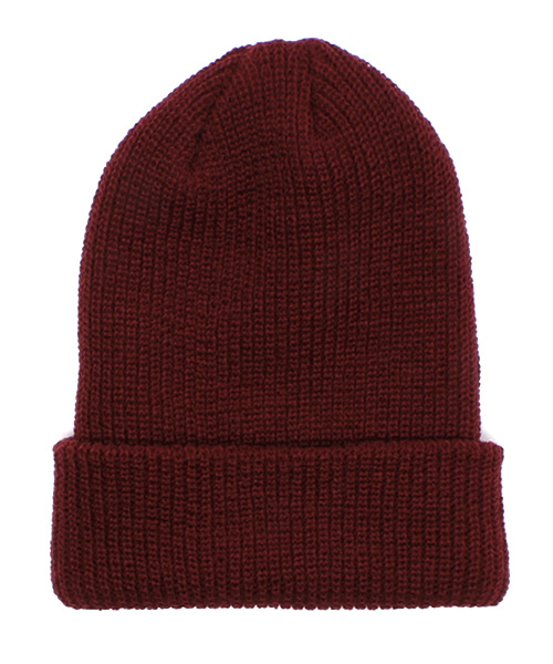 WEGO(ウィゴー)の「WEGO/プレーンニットキャップ(ニットキャップ/ビーニー・メンズ・ブラック/グレー/ネイビー/ワイン・FREE)」の1枚目の写真