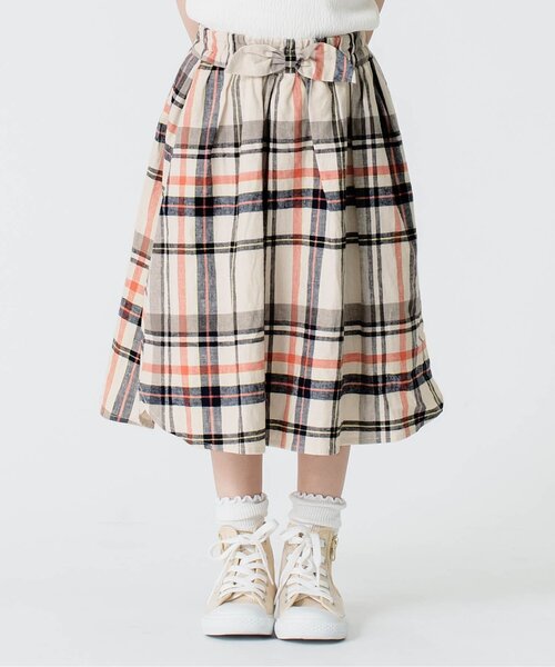 BREEZE（ブリーズ）の「3柄スカート（スカート・キッズ・ミント/チェック/ストライプ・100/120/140）」の3枚目の写真