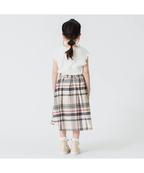 BREEZE（ブリーズ）の「3柄スカート（スカート・キッズ・ミント/チェック/ストライプ・100/120/140）」の5枚目の写真