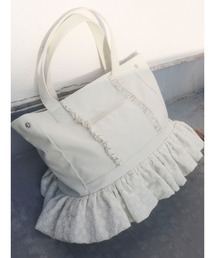 merry jenny | flowerレースbigトート(トートバッグ)