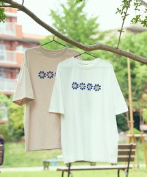 timecapsule | 【timecapsule】「レトロなデイジー」プリント半袖ビッグTシャツ(Tシャツ/カットソー)