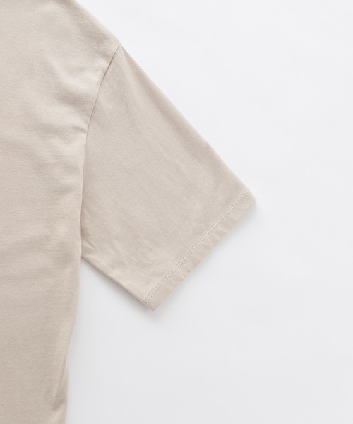 timecapsule（タイムカプセル）の「【timecapsule】「レトロなデイジー」プリント半袖ビッグTシャツ（Tシャツ/カットソー・レディース・ホワイト/ミント/モカ/ライトベージュ・FREE）」の22枚目の写真