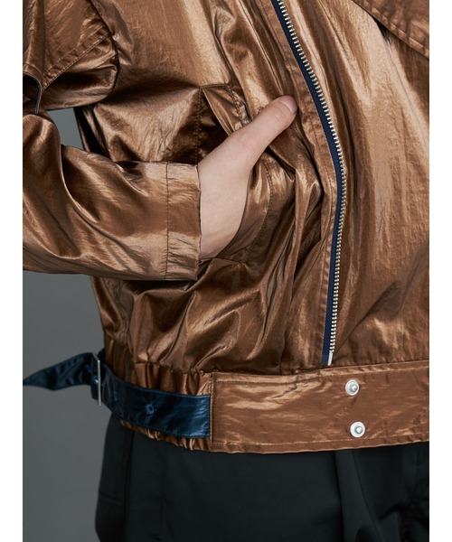 PAMEO POSE(パメオポーズ)の「Disco Rider Jacket(ライダースジャケット・レディース・ブラック/パープル/ブラウン・FREE)」の10枚目の写真