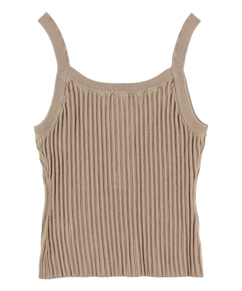 ALEXIA STAM（アリシアスタン）の「Front Button Rib Knit Camisole /フロントボタンリブニットキャミソール（キャミソール・レディース・グレー/モカ/グリーン系その他・FREE）」の12枚目の写真