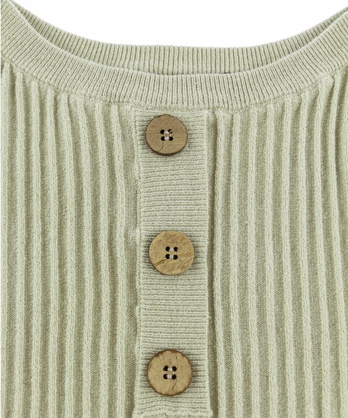 ALEXIA STAM（アリシアスタン）の「Front Button Rib Knit Camisole /フロントボタンリブニットキャミソール（キャミソール・レディース・グレー/モカ/グリーン系その他・FREE）」の22枚目の写真