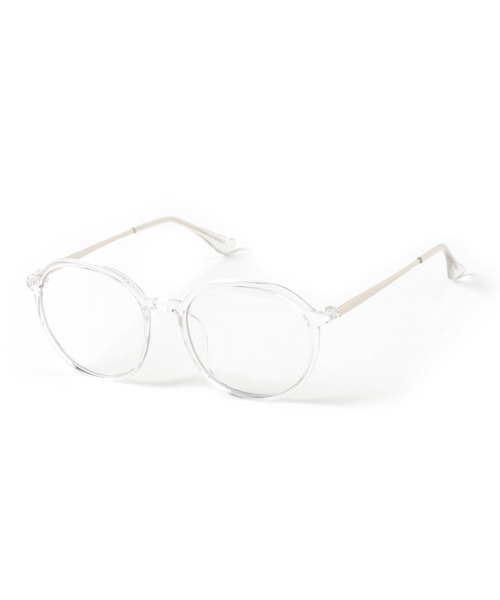niko and...(ニコアンド)の「オリジナルクリアフレームダテ眼鏡(メガネ・レディース・その他1/ベビーピンク・FREE)」の2枚目の写真